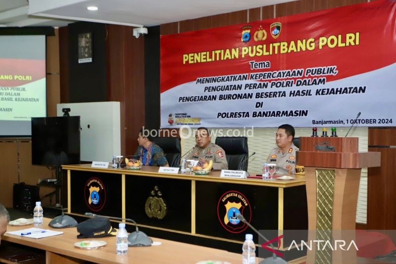 Mabes Polri Tingkatkan Penegakan Hukum di Banjarmasin Melalui Penelitian