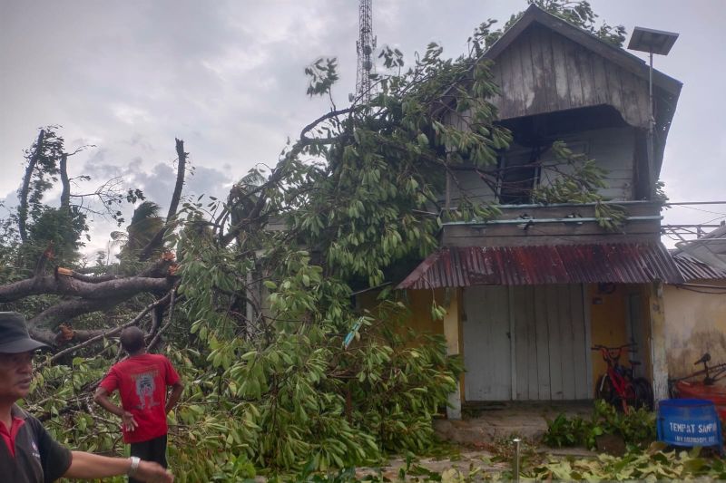 BPBD Belitung Lakukan Pemetaan Korban Bencana Angin Puting Beliung