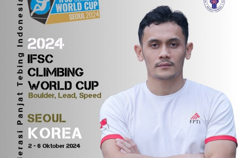 FPTI Kirim 14 Atlet untuk Kejuaraan Dunia Panjat Tebing 2024
