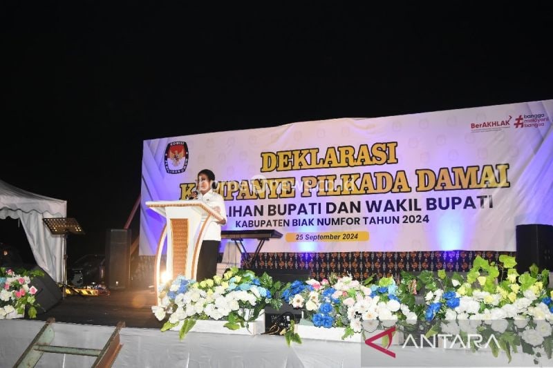 Pemkab Biak Numfor Ajak Masyarakat Wujudkan Pilkada Damai 2024