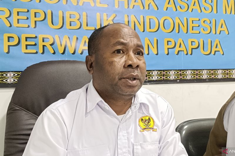 Kepala Perwakilan Komnas HAM Papua Frits Ramandey (ANTARA/Ardiles Leloltery)