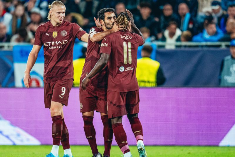 Manchester City Raih Kemenangan Meyakinkan 4-0 atas Slovan Bratislava