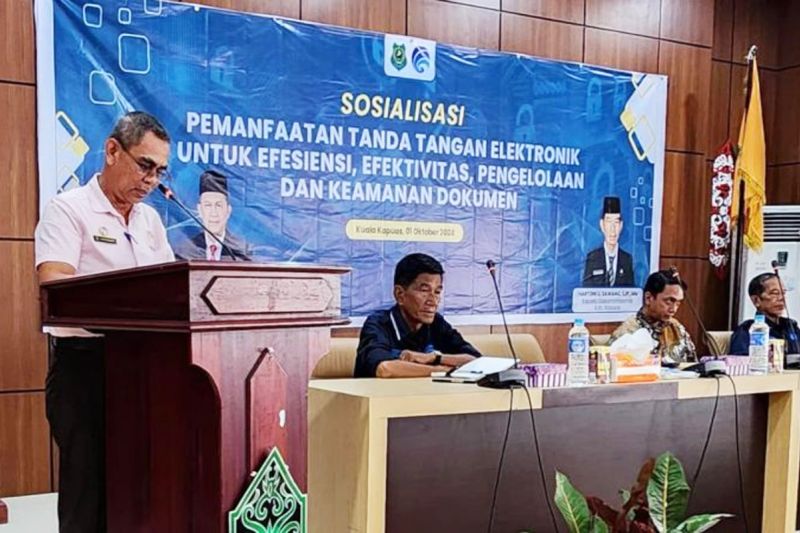 Pemkab Kapuas Tingkatkan Keamanan SPBE Melalui Sosialisasi TTE