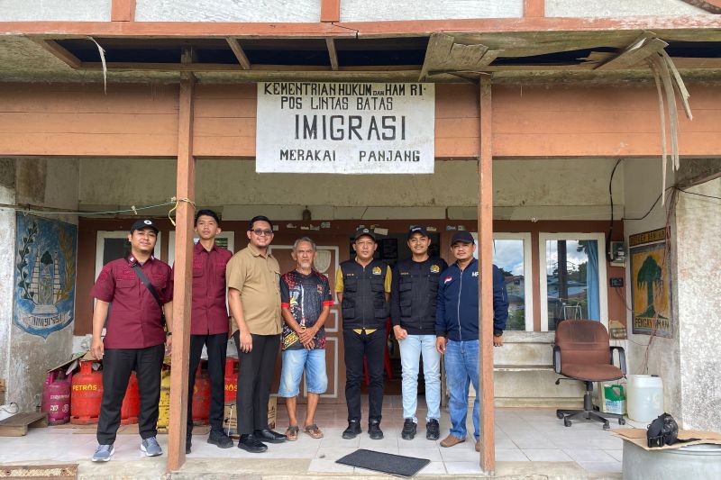 Pengawasan Ketat di Pos Lintas Batas Merakai Panjang, Kapuas Hulu