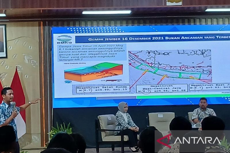 Pemkab Jember Giatkan Mitigasi Gempa dan Tsunami Megathrust