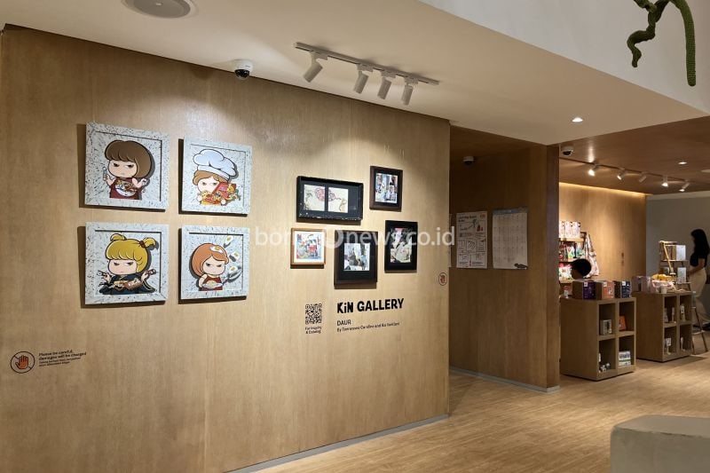 Pameran seni di KiN Space. (ANTARA/ HO-KiN Space)