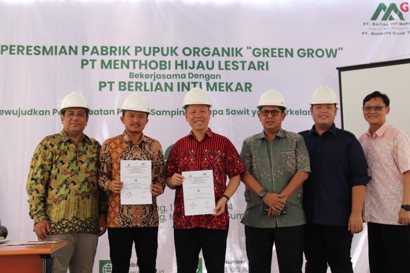 Pabrik Pupuk Kompos Granul Pertama di Sumatera Selatan Resmi Dibuka