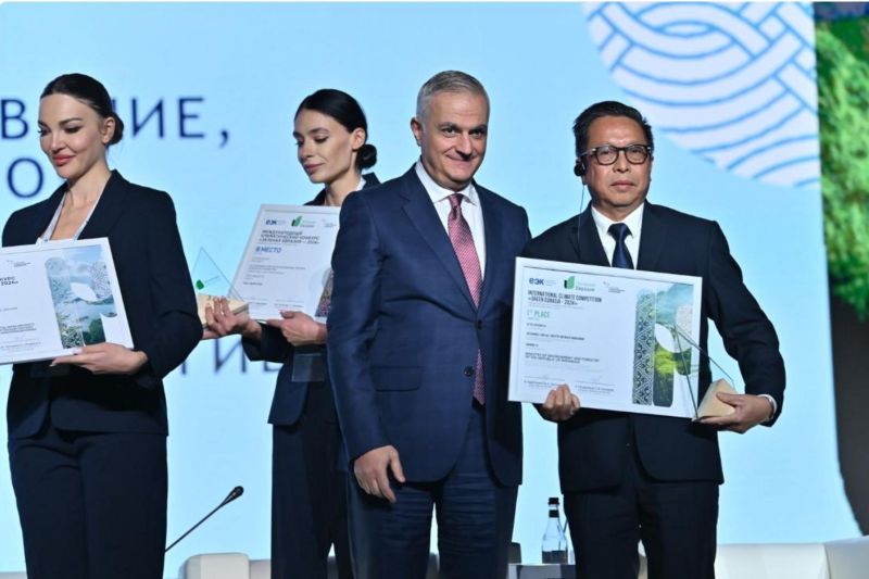 KLHK Raih Penghargaan Green Eurasia 2024 atas Kebijakan Iklim