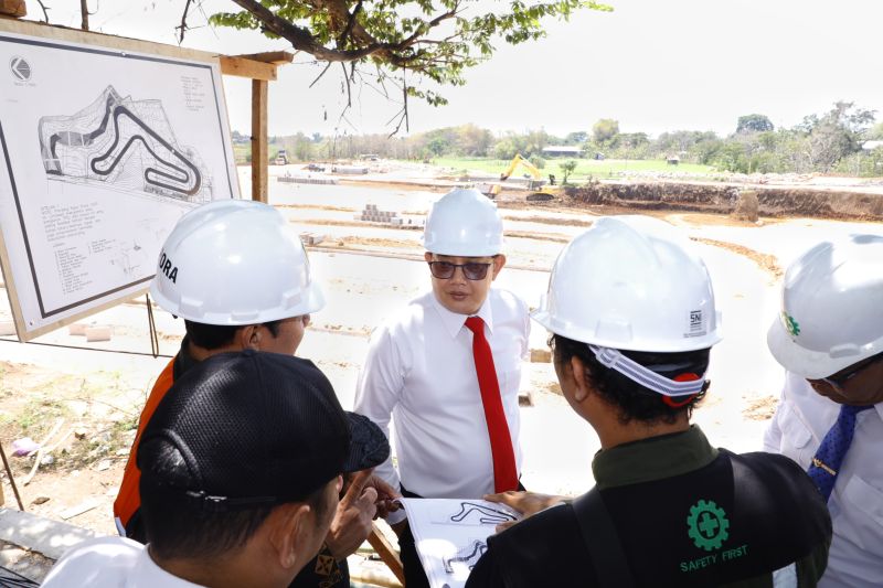 Progres Pembangunan Sirkuit Balap di Magetan Menuju Selesai