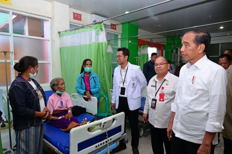 Presiden Jokowi Tinjau RSUD Waikabubak, Tingkatkan Layanan Kesehatan