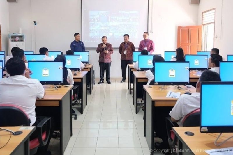 72 Calon Notaris Ikuti Seleksi CAT di Pangkalpinang, Kemenkumham Berkomitmen Jaga Integritas