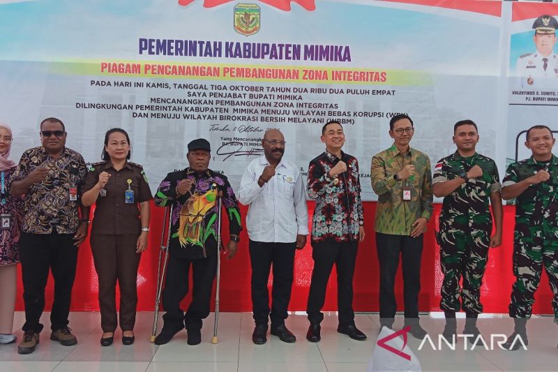 Pemkab Mimika Canangkan Zona Integritas untuk Cegah Korupsi