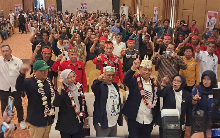 Willy - Habib Kampanye Terbatas dan Pengukuhan Tim Pemenangan di Kobar
