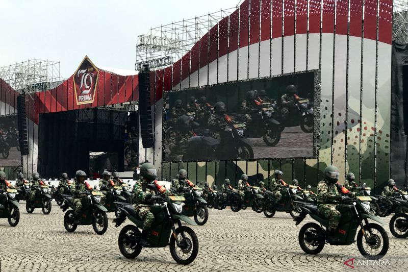 Peringatan HUT Ke-79 TNI, Tampilkan Panggung Istana Negara