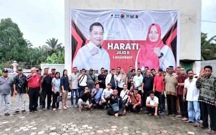 Relawan Harati Dukung Halikinnor-Irawati untuk Pemerataan Pembangunan Wilayah Utara Kotim