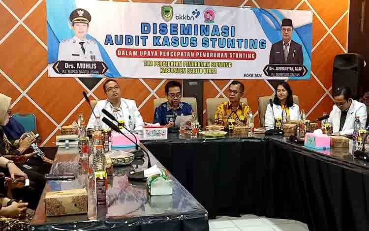 Pemkab Barito Utara Laksanakan Pertemuan Desiminasi Kasus Stunting 2024