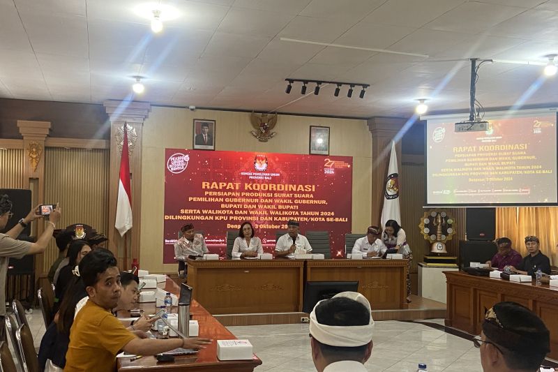 KPU Bali Minta Pengawasan Ketat Proses Pencetakan Surat Suara