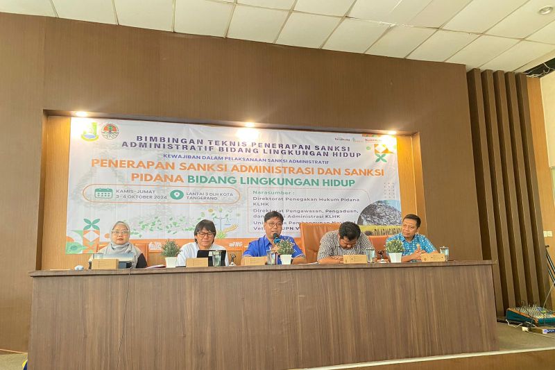 Sosialisasi Sanksi Lingkungan oleh DLH Tangerang untuk Pelaku Usaha