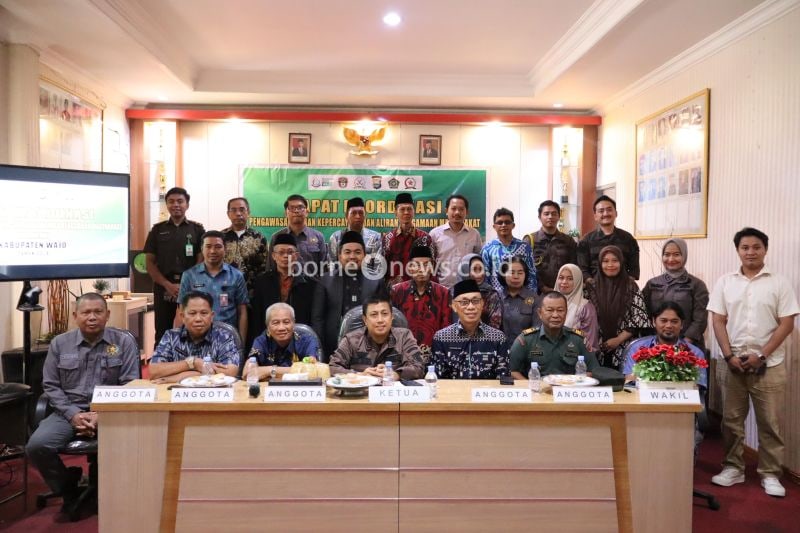 Kejari Wajo Gelar Koordinasi Tim PAKEM Cegah Aliran Sesat