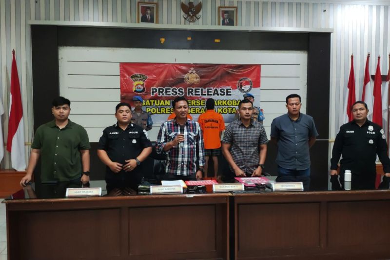 Penangkapan Empat Pengedar Narkoba di Serang, Banten