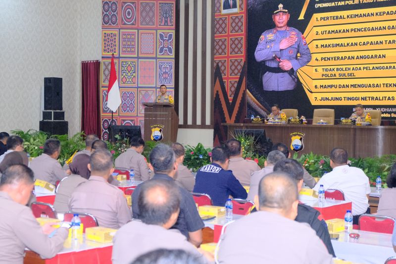Pengamanan Pelantikan Presiden, Kapolda Sulsel Berikan Arahan