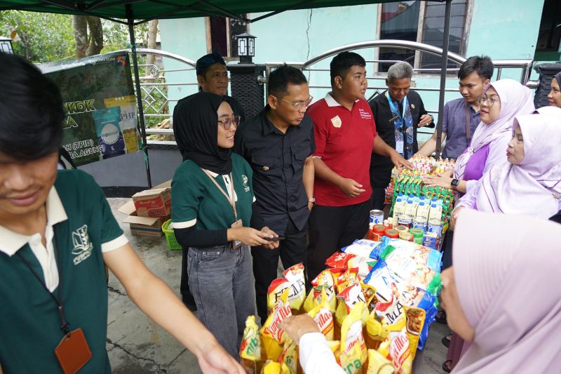 Gelar Pangan Murah di Kelurahan Sukadamai, Kota Bogor. (ANTARA/HO-Pemkot Bogor)