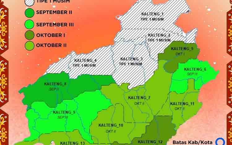 Kalteng Diperkirakan Masuk Musim Hujan di Akhir Oktober