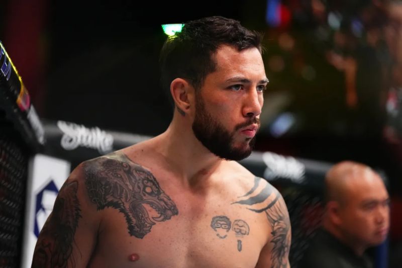 Promotor olahraga tarung bebas terbesar di dunia Ultimate Fighting Championship (UFC) memutuskan kontrak petarung asal Peru Luis Pajuelo karena menggunakan zat terlarang atau doping. (ANTARA/HO-Laman MMA fighting/Chris Unger/Zuffa LLC via Getty Images)