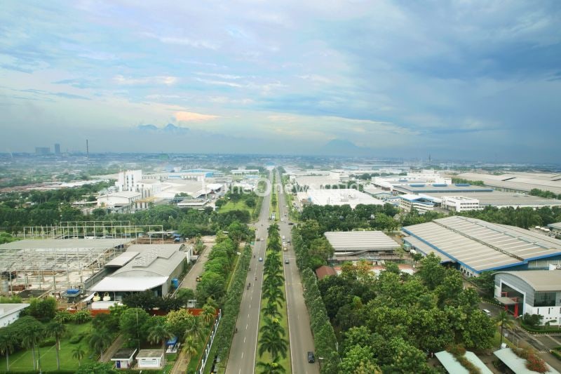 Kawasan Industri PT Kawasan Industri Jababeka Tbk (KIJA) atau Jababeka di Cikarang. ANTARA/HO-KIJA
