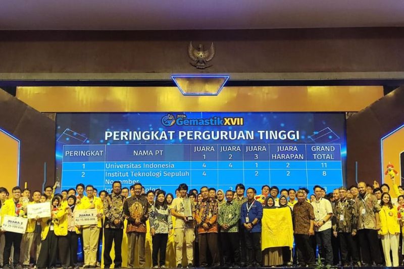 Universitas Indonesia Raih Juara Umum Gemastik ke-9 dengan Gemilang