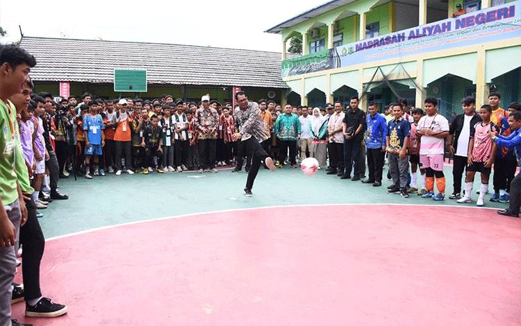 Diikuti Puluhan Tim Futsal Pelajar, MAN CUP XVI Kapuas Diapresiasi
