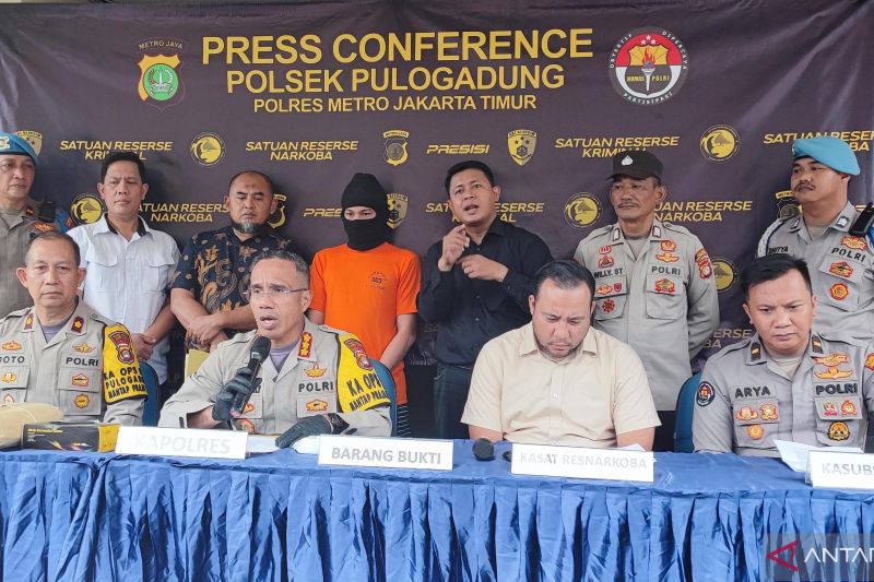 Polisi Amankan Pengedar Sabu 1,7 Kilogram di Jakarta Timur