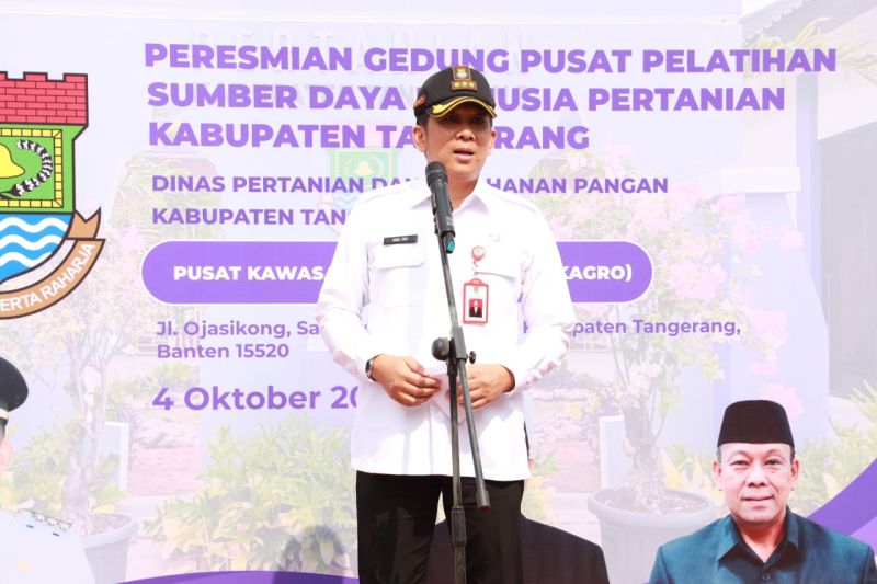 Pemkab Tangerang Resmikan Pusat Pelatihan Pertanian untuk SDM Berkualitas