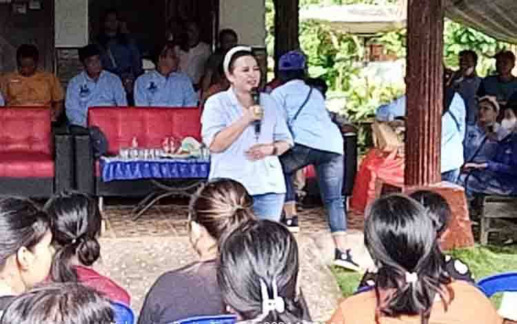 Warga Desa Bentot Antusias Hadiri Kampanye Pancaran Meski Diguyur Hujan