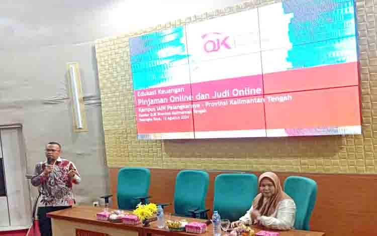 OJK Kalteng dan IAIN Palangka Raya Gelar Kuliah Umum Edukasi Keuangan