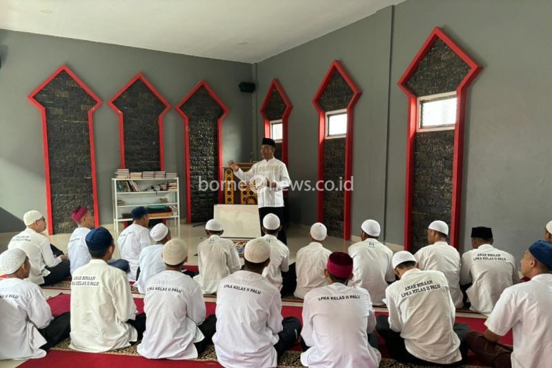 LPKA Palu memberikan pendidikan agama kepada anak binaan di Rumah Tahfidz Al-Kafi LPKA Palu di Palu, Jumat (4/10/2024). ANTARA/HO-Kanwil Kemenkumham Sulteng