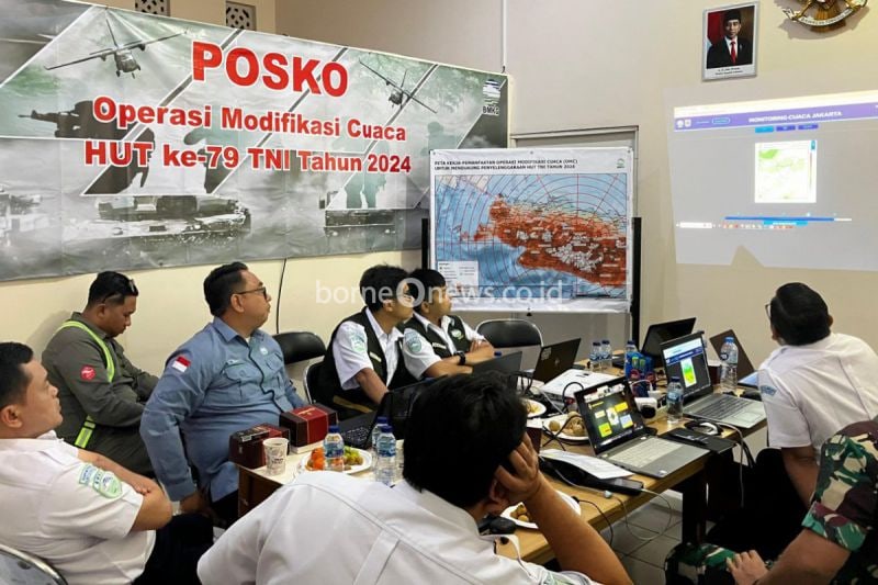 BMKG Laksanakan Modifikasi Cuaca untuk HUT Ke-79 TNI di Jakarta