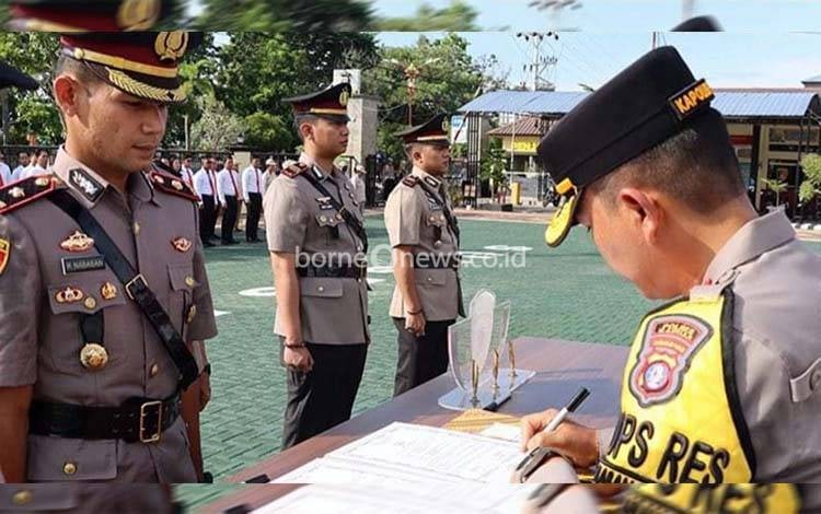 Wakapolres Kapuas dan Dua Kapolsek Jajaran Resmi Berganti
