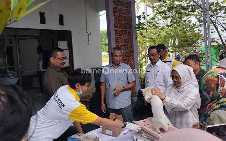 Dinas Pertanian dan Ketahanan Pangan Kota Palangka Raya Optimistis Mampu Capai Target Vaksinasi