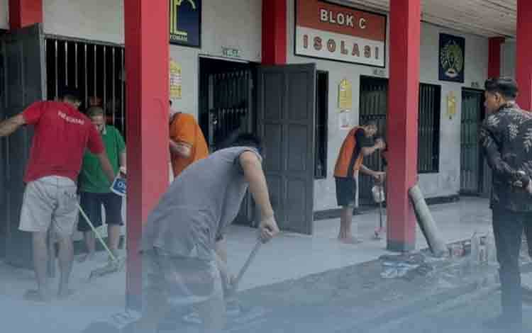 Rutan Kapuas Adakan Sabtu Bersih Libatkan WBP