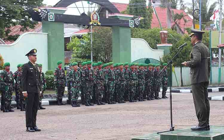 Kodim 1013 Muara Teweh Gelar Upacara Peringatan HUT TNI
