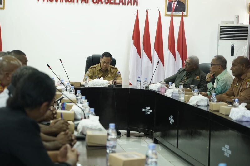 Pemprov Papua Selatan Tingkatkan Kerja Sama dengan PNG di Perbatasan