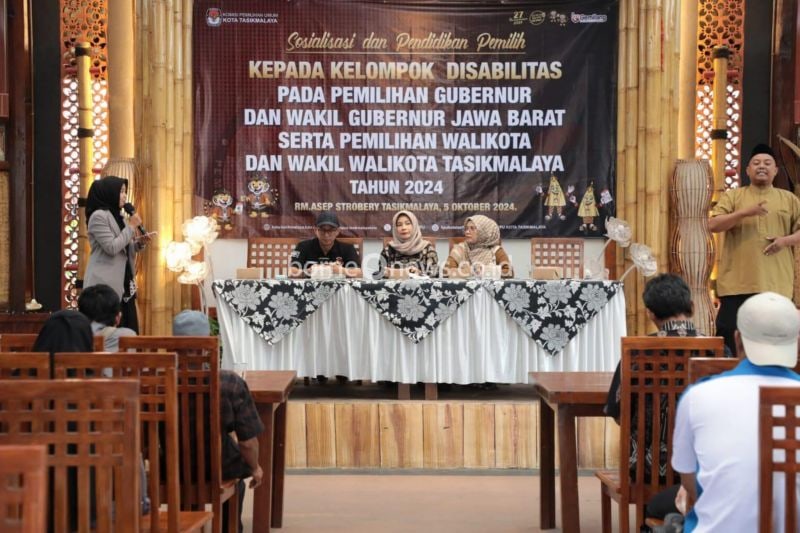KPU Tasikmalaya Ajak Penyandang Disabilitas Sukseskan Pilkada 2024