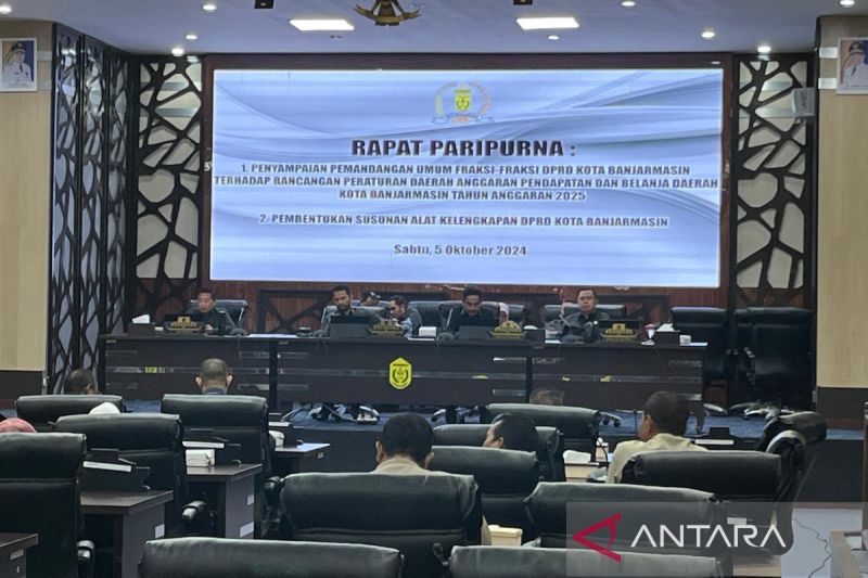 DPRD Banjarmasin Bahas Rancangan APBD 2025 Rp2,7 Triliun