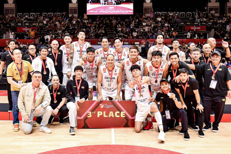 Dewa United Menang Tipis atas Prawira, Raih Posisi Ketiga IBL 2024