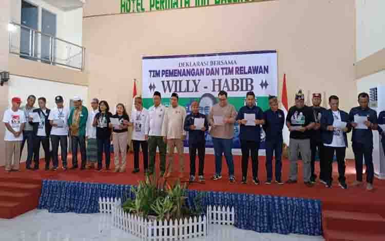 Deklarasi Tim Pemenangan dan Tim Relawan Willy - Habib Kabupaten Kapuas