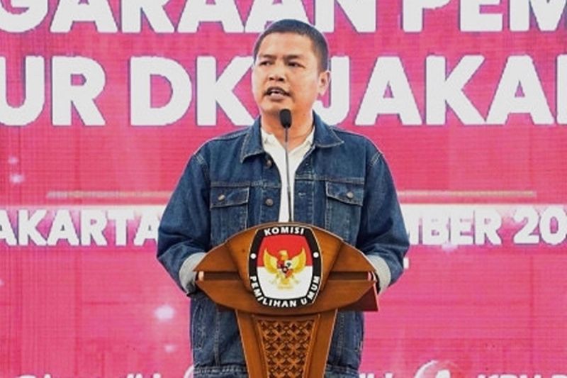 Ketua Komisi Pemilihan Umum (KPU) DKI Jakarta, Wahyu Dinata. ANTARA/HO-Pemprov DKI Jakarta