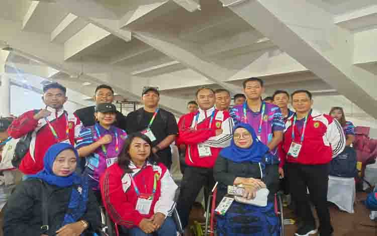 Dipimpin Deasy Olivia, Kontingen NPCI Provinsi Kalteng Ikut Defile Peparnas XVII 2024