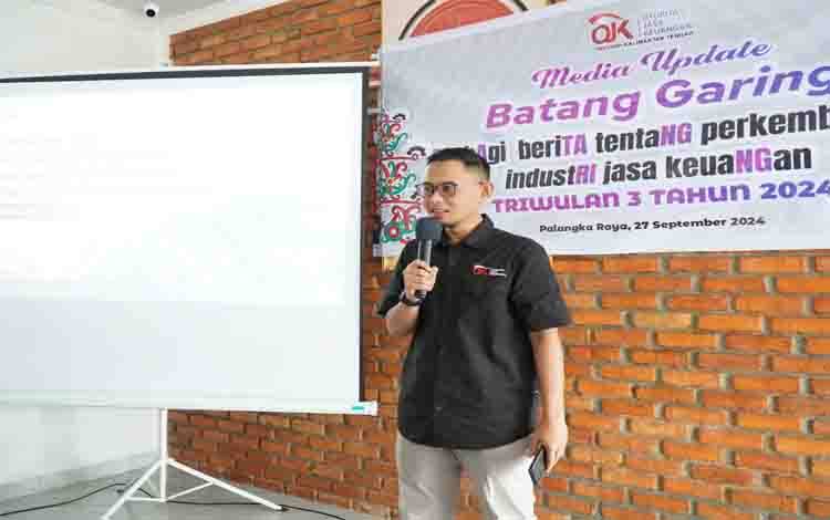 Kepala OJK Sampaikan 5 Sektor Ekonomi Kredit Terbesar di Kalteng