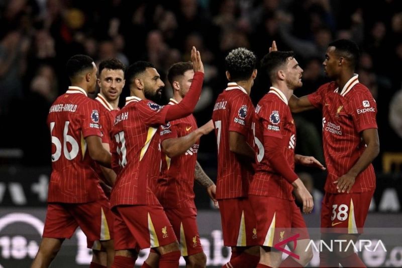 Liverpool Pertahankan Puncak Klasemen Liga Inggris Setelah Kemenangan atas Crystal Palace